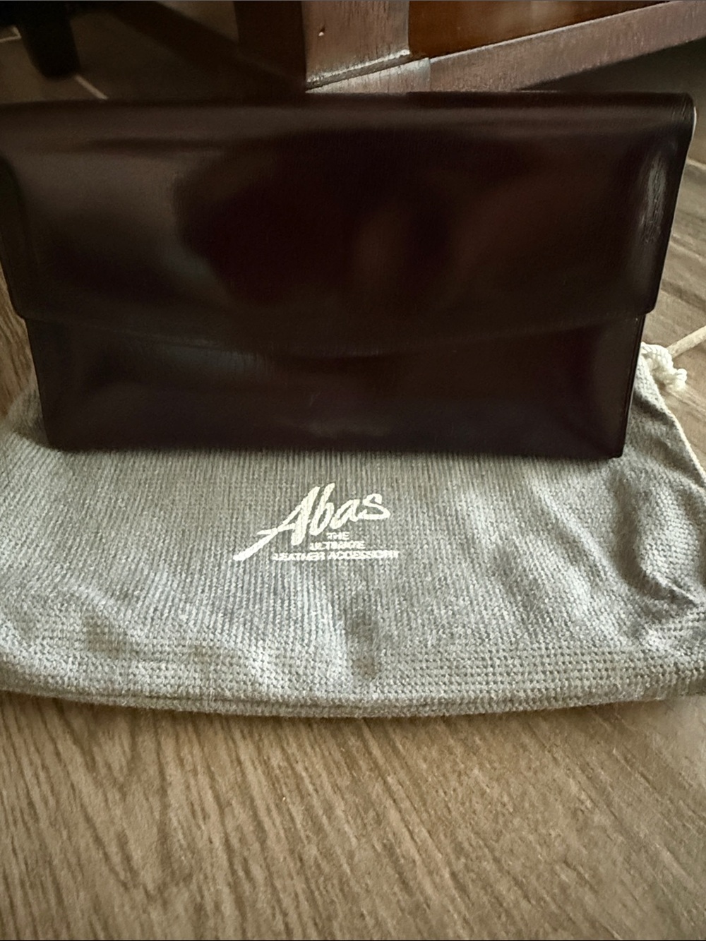 Abas Italian Goatskin Women’s Fold-Over Clutch Wallet